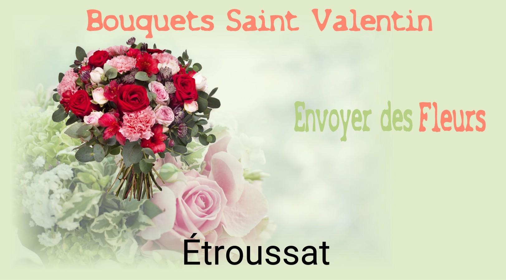 Roses de Saint-Valentin livrées à Étroussat